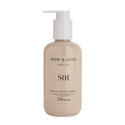 WOW & LOVE Шампунь для жирного волосся S01 WOW REFRESH SHAMPOO