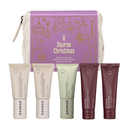 Davroe Christmas Blonde Senses Travel Pack | LSbeautyshop